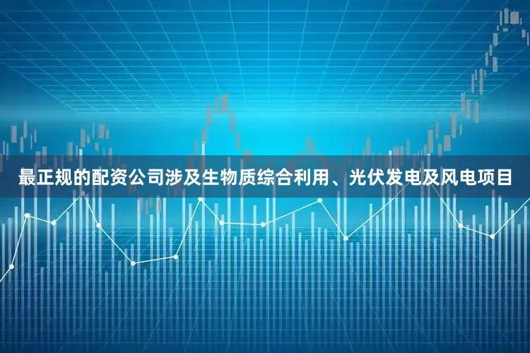 最正规的配资公司涉及生物质综合利用、光伏发电及风电项目